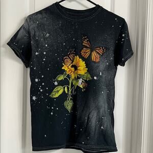 Love Tribe Black Cotton T-Shirt